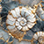 tapete steinoptik ammonit tuerkis gold weiss