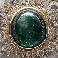 designer-tapete-luxus-optik-gruen-gold-weiss-edelsteine